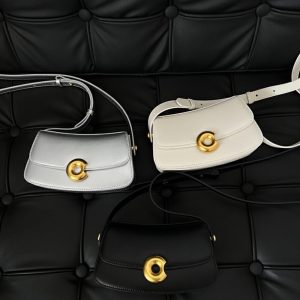 MBH Donut Round Buckle Compact Crossbody Bag