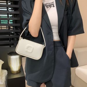 MBH Dopamine Color 3D Letter Crossbody Bag with Adjustable Strap