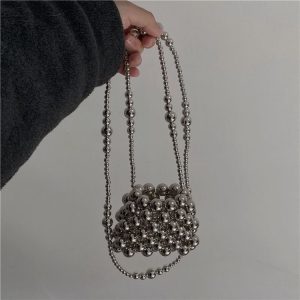2024 New Trendy Versatile Beaded Crossbody Pearl Bag