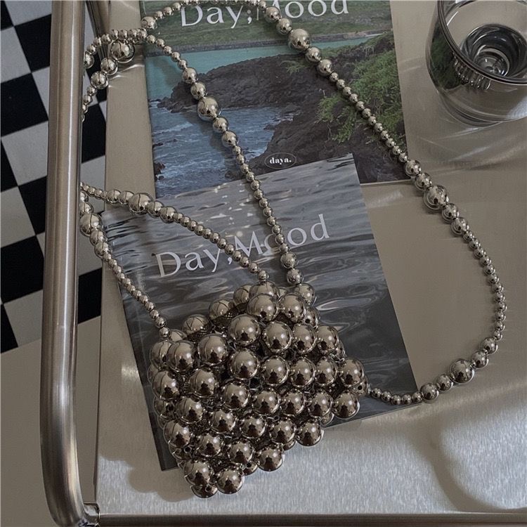 2024 New Trendy Versatile Beaded Crossbody Pearl Bag - Image 4