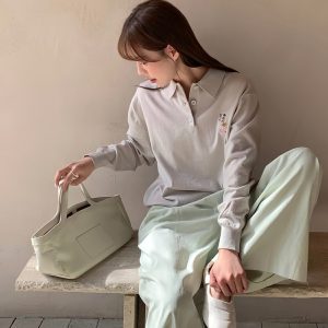 MBH Korean Designer Top Layer Cowhide Tote Bag Minimalist Large Capacity Commuter Handbag
