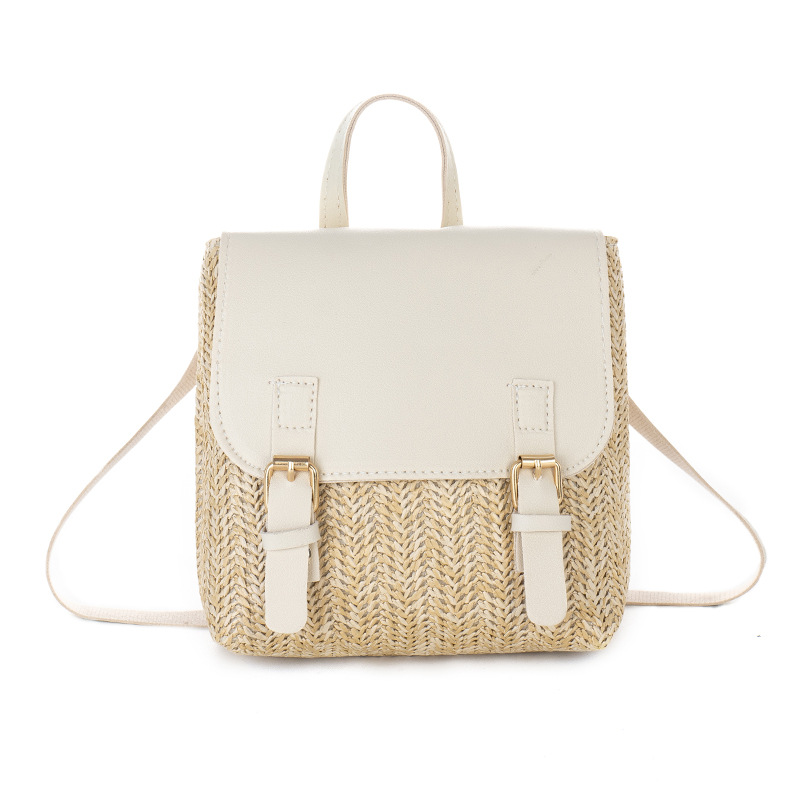 2024 New Cross-Border Summer Fashion Woven Straw Backpack Women's Bag - Image 5