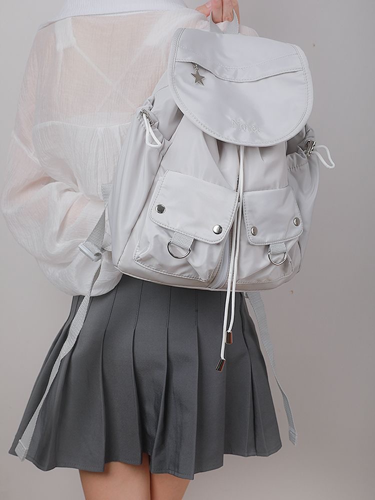 2025 New Niche Japanese Korean Waterproof Outdoor Travel Commute Hiking Small Backpack - Image 4