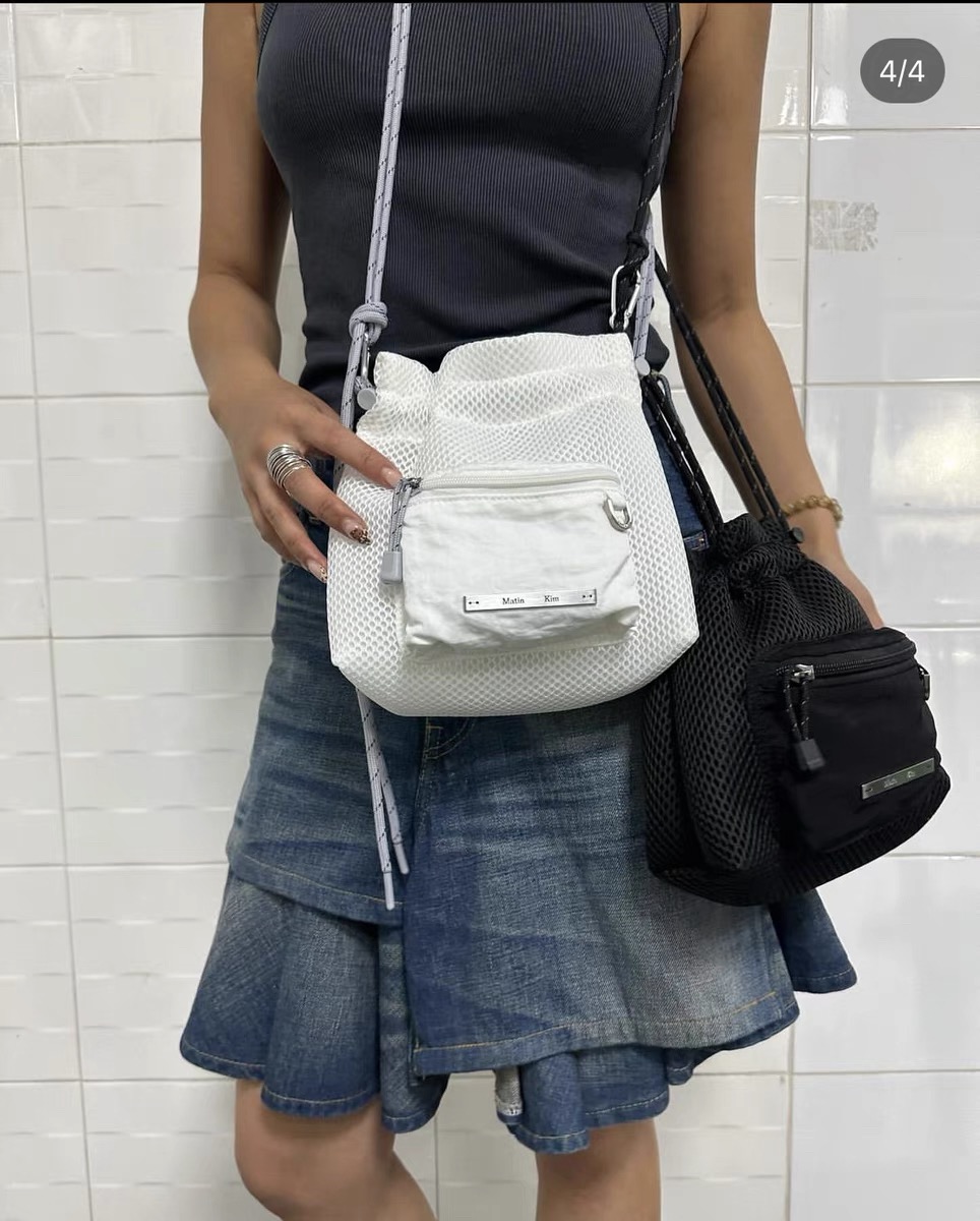Nomore 2025 Summer Nylon Drawstring Backpack Crossbody Bag