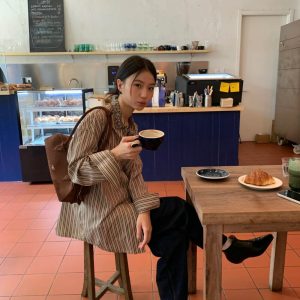 MBH Niche Design Autumn Winter Vintage Matte Leather Sausage Bag Versatile Baguette Bag Handbag Shoulder Bag