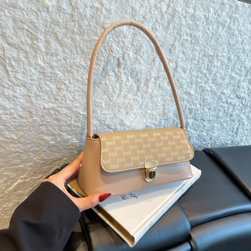 2025 Korean Style Minimalist Shoulder Bag Fashion Underarm Baguette Bag - Image 2